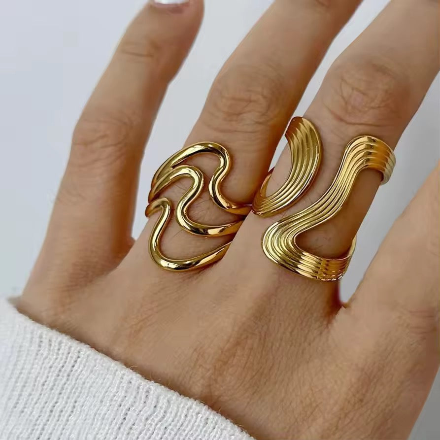 Bague Vague Fluide